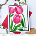 Altenew - Simple Coloring Stencil - 3 in 1 Set - Tulip
