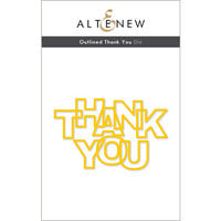 Altenew - Dies - Outlined Thank You