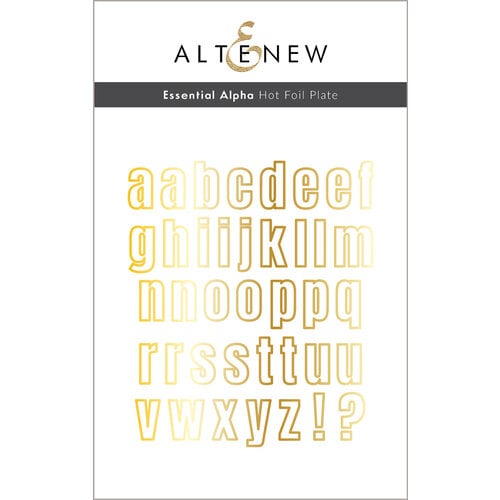 Altenew - Hot Foil Plate - Essential Alpha