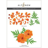 Altenew - Layering Dies - Craft A Flower - Sulfur Cosmos