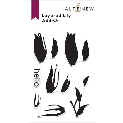 Altenew - Clear Photopolymer Stamps - Layered Lily Add-On