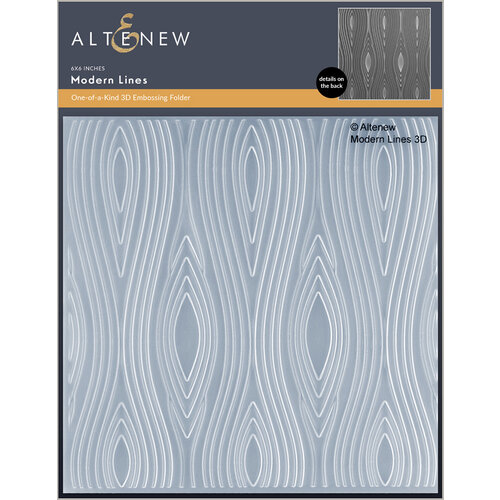 Altenew - 3D Embossing Folder - Modern Lines