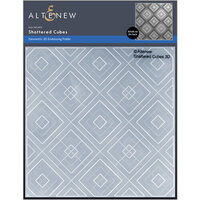 Altenew - Embossing Folder - 3D - Shattered Cubes