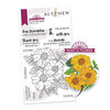 Altenew - Clear Photopolymer Stamps - Paint A Flower - French Marigold