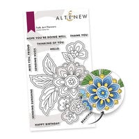 Altenew - Clear Photopolymer Stamps - Folk Art Flowers