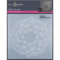 Altenew - Embossing Folder - 3D - Delicate Wreath