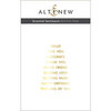 Altenew - Hot Foil Plate - Essential Sentiments