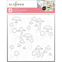 Altenew - Layering Stencil - 4 in 1 Set - Mushroom Gardening