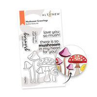 Altenew - Clear Photopolymer Stamps - Mushroom Greetings