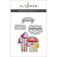 Altenew - Dies - Mushroom Greetings