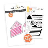 Altenew - Clear Photopolymer Stamps and Dies - Mini Delight - Cut the Cake