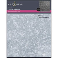 Altenew - Embossing Folder - 3D - Festive Greenery