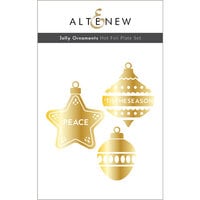 Altenew - Hot Foil Plate - Jolly Ornaments