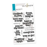 Altenew - Clear Photopolymer Stamps - Classic Greetings