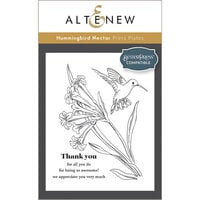 Altenew - Press Plates - Hummingbird Nectar