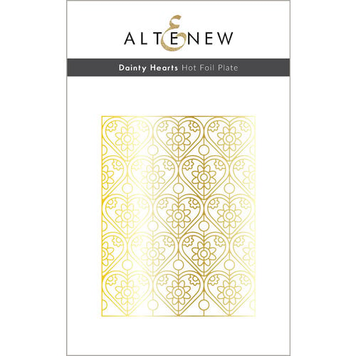 Altenew - Hot Foil Plate - Dainty Hearts