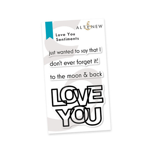 Altenew - Clear Photopolymer Stamps - Love You Sentiments