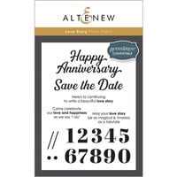 Altenew - Press Plates - Love Story