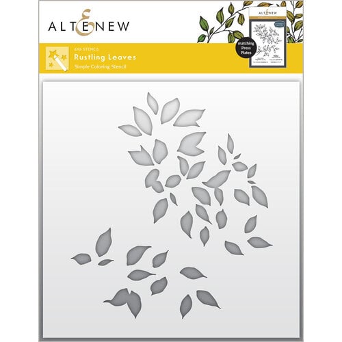 Altenew - Simple Coloring Stencil - Rustling Leaves