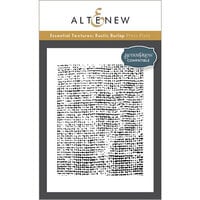 Altenew - Press Plates - Essential Textures - Rustic Burlap