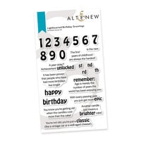 Altenew - Clear Photopolymer Stamps - Lighthearted Birthday Greetings