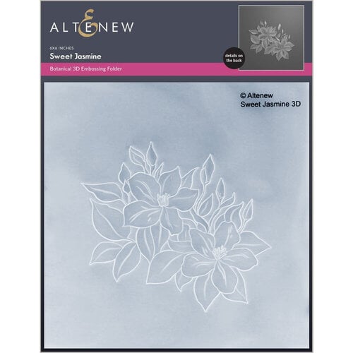 Altenew - Embossing Folder - 3D - Sweet Jasmine