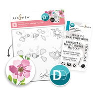 Altenew - Stamp And Stencil - Dynamic Duo - Painted Blossoms Bundle