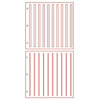Apple Pie Memories - Line Templates - 12 x 12 Inch Design - Plaid