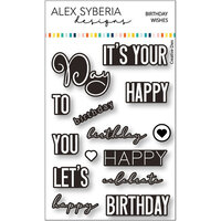 Alex Syberia Designs - Dies - Birthday Wishes