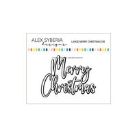 Alex Syberia Designs - Dies - Large Merry Christmas