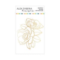 Alex Syberia Designs - Hot Foil Plate - Heartfelt Blooms