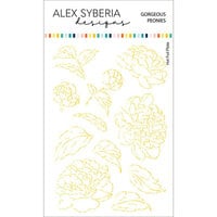 Alex Syberia Designs - Hot Foil Plate - Gorgeous Peonies