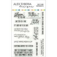 Alex Syberia Designs - Clear Photopolymer Stamps - Self-Care Sentiments