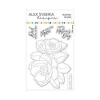 Alex Syberia Designs - Clear Photopolymer Stamps - Heartfelt Blooms
