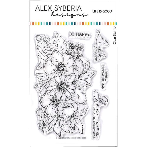 Alex Syberia Designs - Clear Photopolymer Stamps - Life Is Good