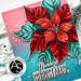 Alex Syberia Designs - Clear Photopolymer Stamps - Festive Poinsettia
