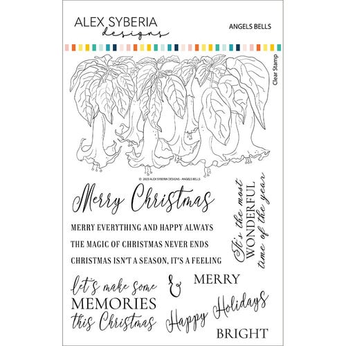 Alex Syberia Designs - Clear Photopolymer Stamps - Angels Bells
