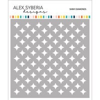Alex Syberia Designs - Stencils - Shiny Diamonds