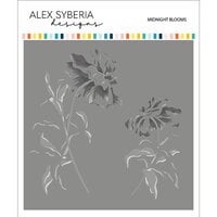 Alex Syberia Designs - Layering Stencils - Midnight Blooms