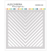 Alex Syberia Designs - Stencils - Chevron Chic