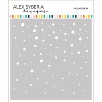 Alex Syberia Designs - Stencils - Falling Snow
