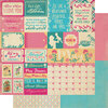 Authentique Paper - Calendar Collection - 12 x 12 Double Sided Paper - May Sentiments