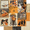 Authentique Paper - Halloween - Calendar Collection - 12 x 12 Double Sided Paper - October Images