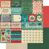 Authentique Paper - Christmas - Calendar Collection - 12 x 12 Double Sided Paper - December Sentiments