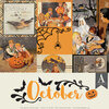 Authentique Paper - Halloween - Calendar Collection - 12 x 12 Collection Pack - October