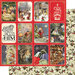 Authentique Paper - Christmas Greetings Collection - 12 x 12 Double Sided Paper - Number Four