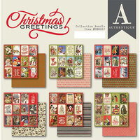 Authentique Paper - Christmas Greetings Collection - 6 x 6 Paper Pad