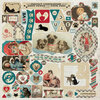 Authentique Paper - Companions Collection - 12 x 12 Cardstock Stickers - Details