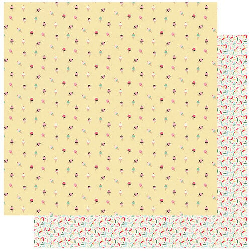 Authentique Paper - Confection Collection - 12 x 12 Double-Sided Paper - Number Three