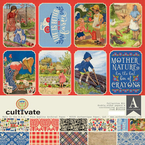 Authentique Paper - Cultivate Collection - 12 x 12 Collection Kit